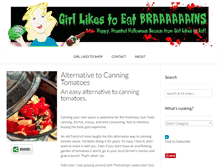 Tablet Screenshot of girllikestoeat.com